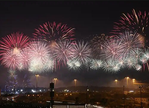 巴州焰火晚会